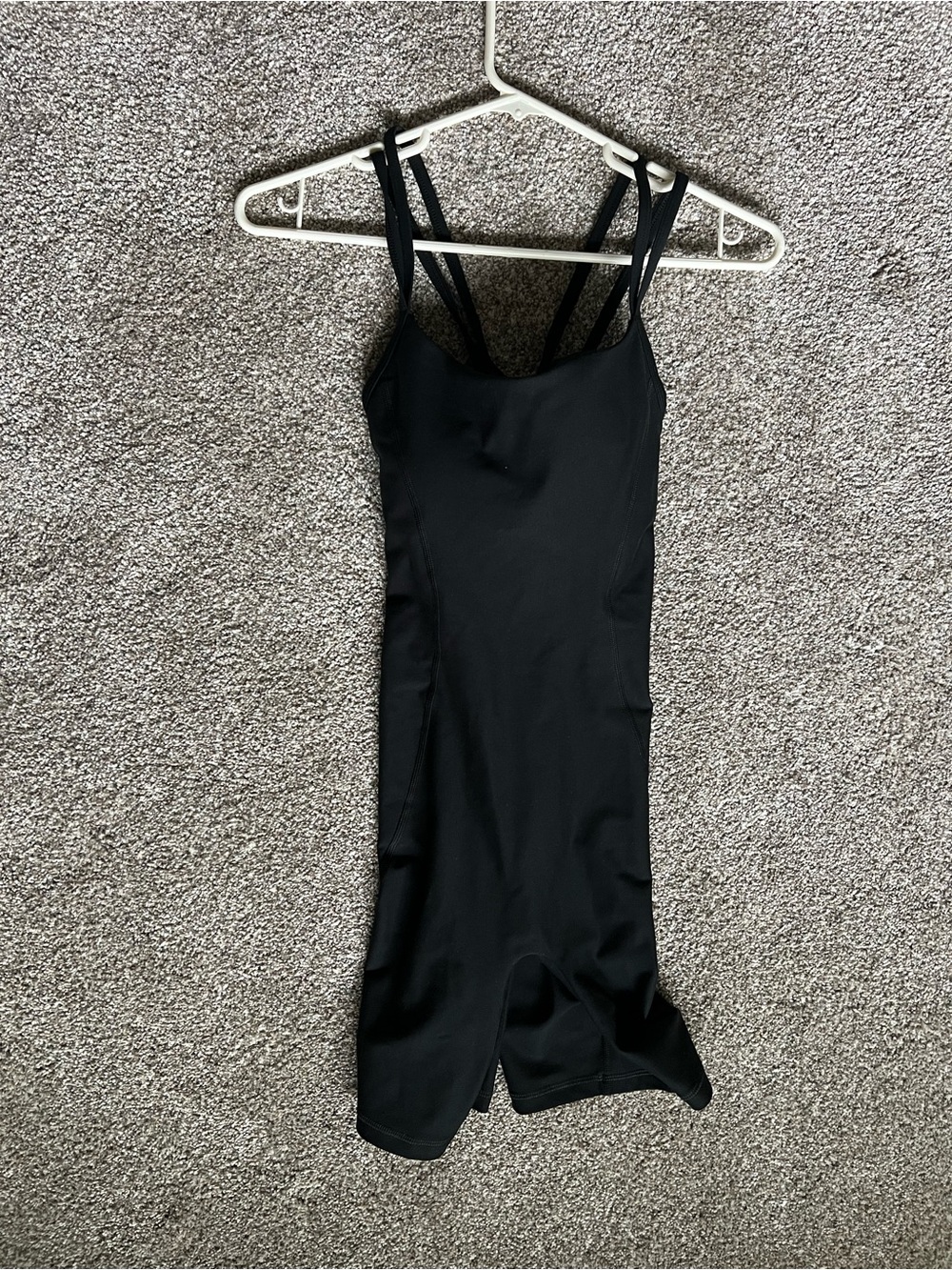 Abercrombie & Fitch Black Double-Strap Shapewear Bodysuit